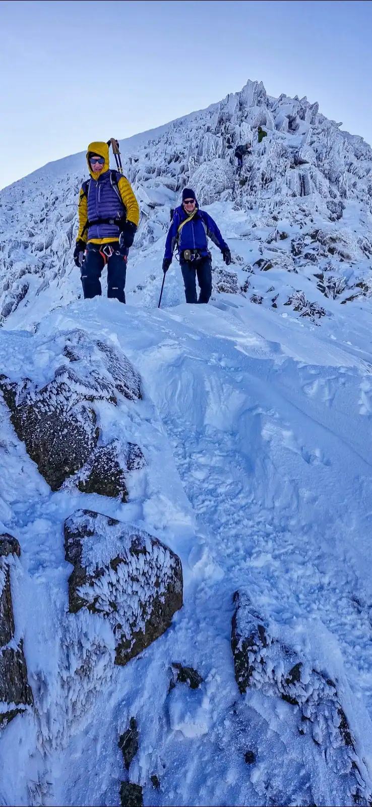 Cairngorms winter skills course coaching