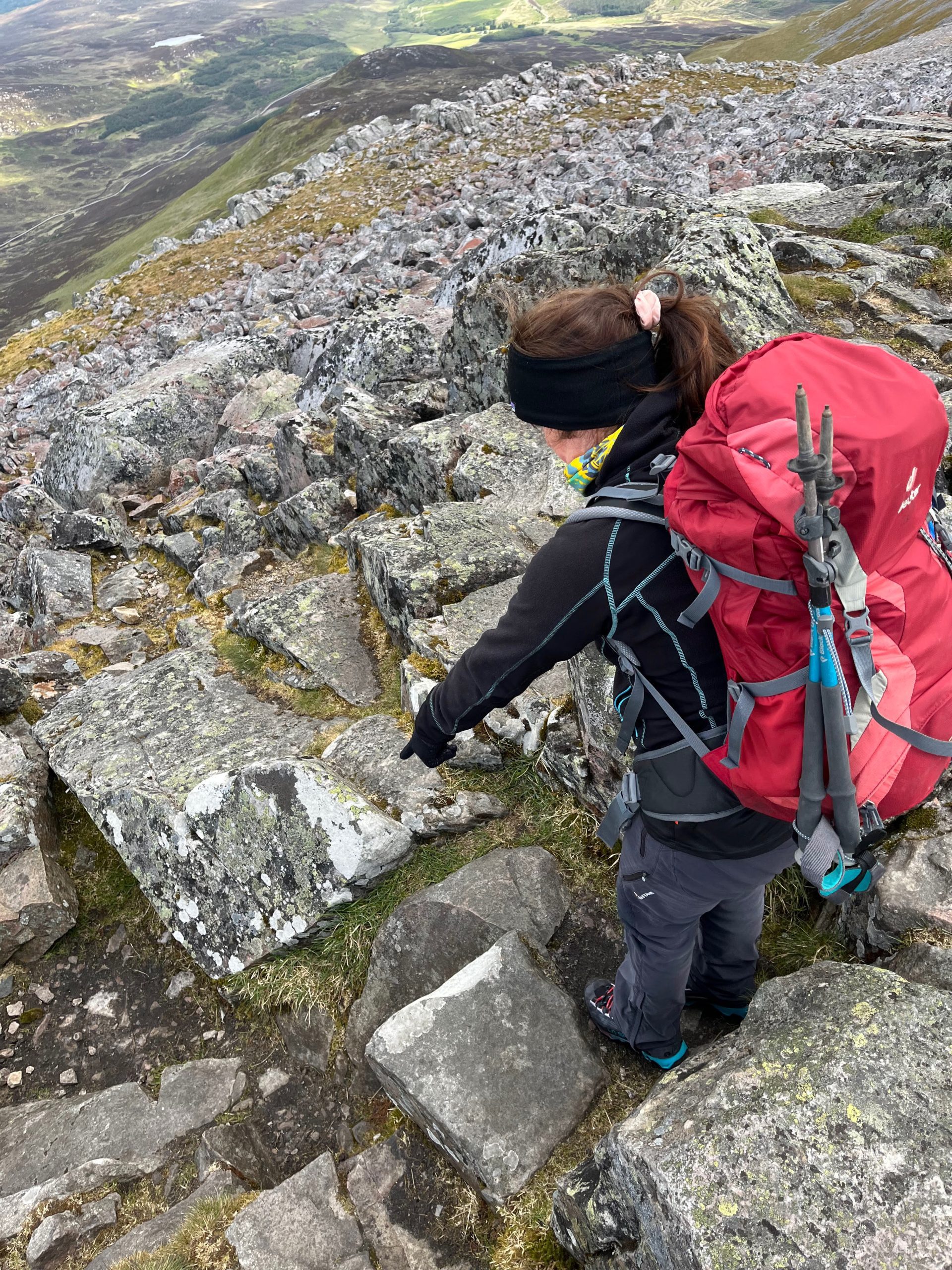 Navigating on a Lake District fell during a mountain skills training day