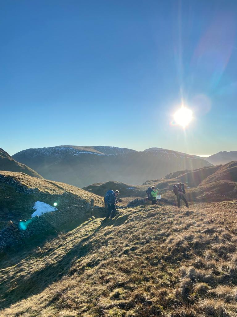 Wild camp setting on the Knoydart peninsula during a multi-day hike