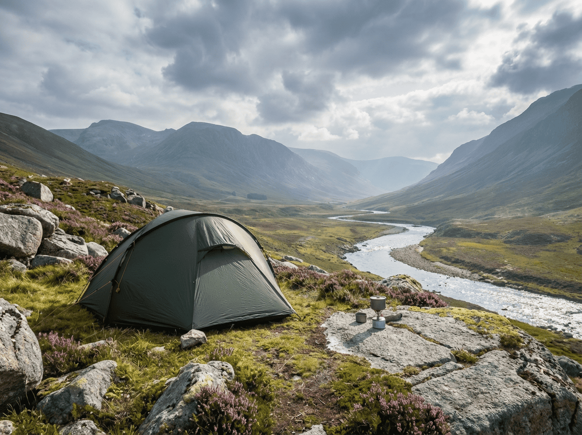 Guided micro adventures (2 days): wild camping weekend in Glen Tilt, Scotland