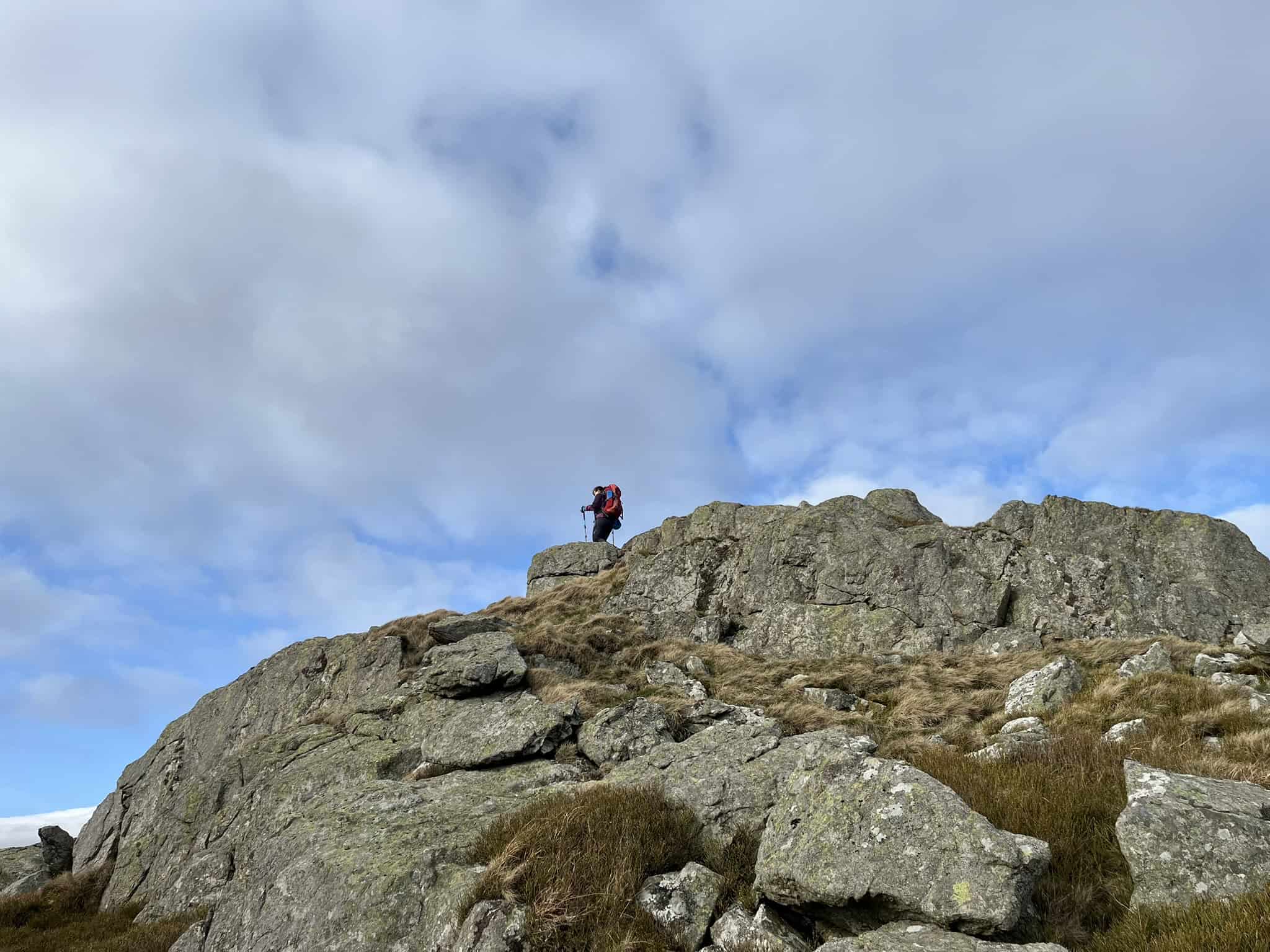 Quiet mountain camp image from a UK wild camping trip