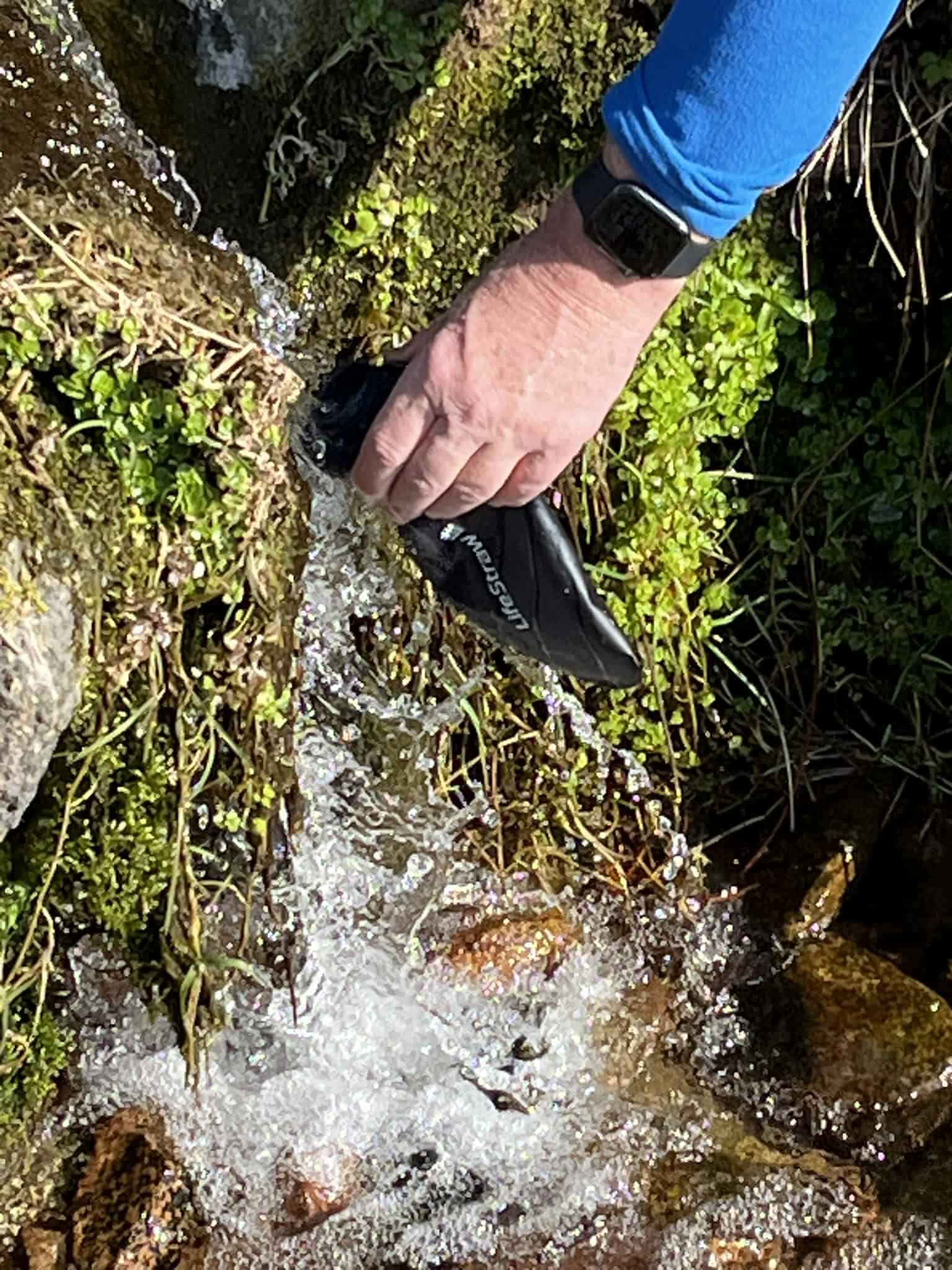 Mountain backpacking image from a wild camping trip in the UK