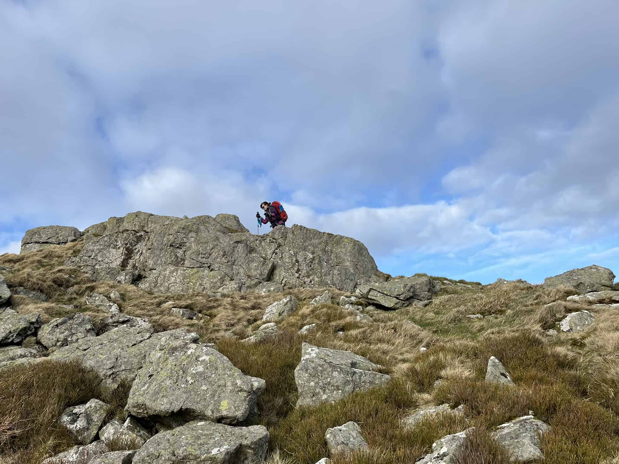 Mountain backpacking and camp life image from a UK overnight trip