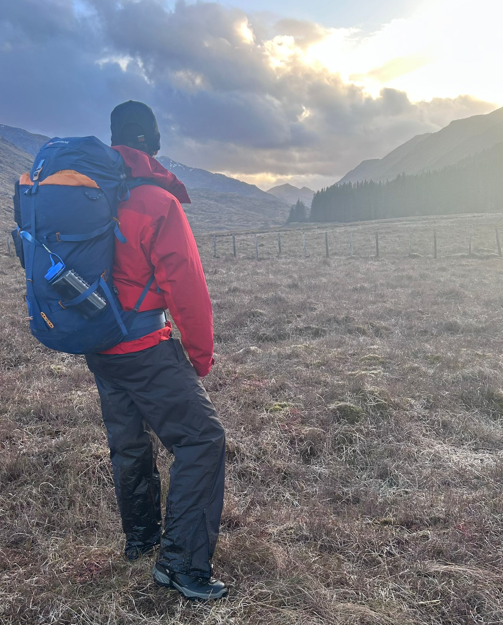 Remote glen landscape on Isle of Rum expedition route