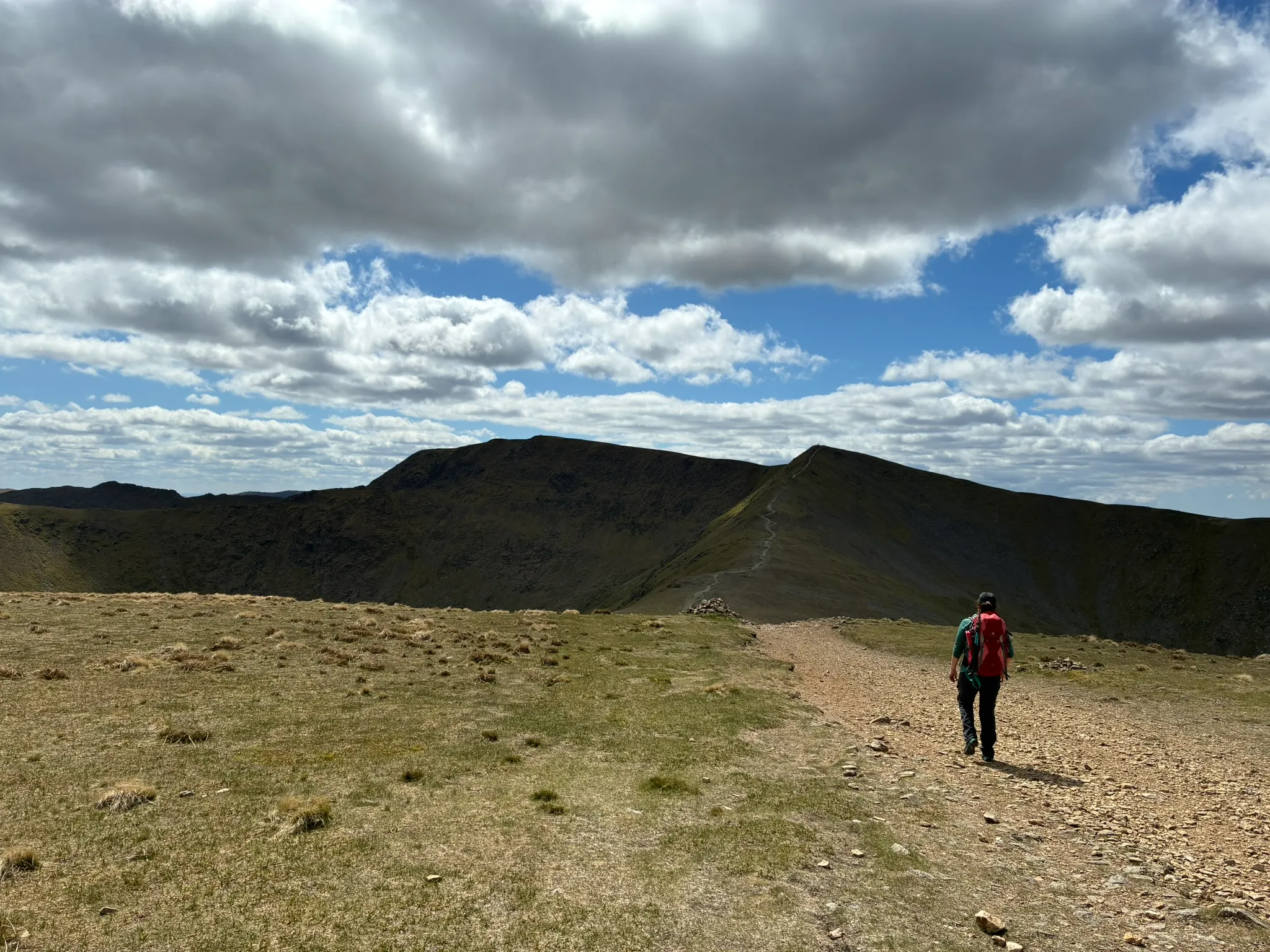 Helvellyn and surrounding Lake District mountain views